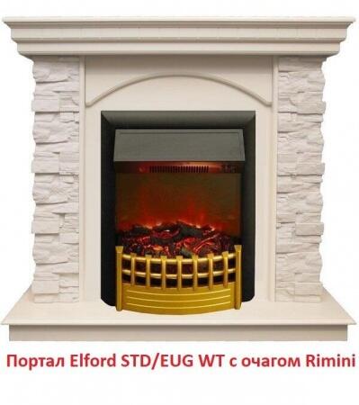 Портал из камня Real-Flame Elford STD/EUG WT