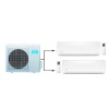 Мульти сплит система на 2 комнаты Midea M2OF-18HFN1-Q/MSMBAU-09HRFN1-Q(BW)*2шт