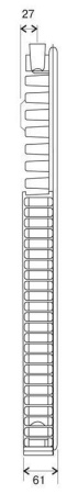 Стальной панельный радиатор Тип 11 Kermi FKO 11 300x2600