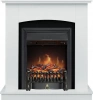 Каминокомплект Barcelona SFT (Разборный) - Белый с очагом Fobos FX Black (Royal Flame)