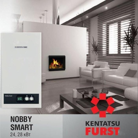 Настенный газовый котел 28 кВт Kentatsu Furst Nobby Smart 28 - 2CS