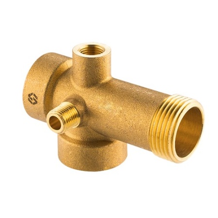 Пятиходовой переходник для насосной станции MVI 1" x 1" x 1" x 1/4" x 1/4" x 92 mm