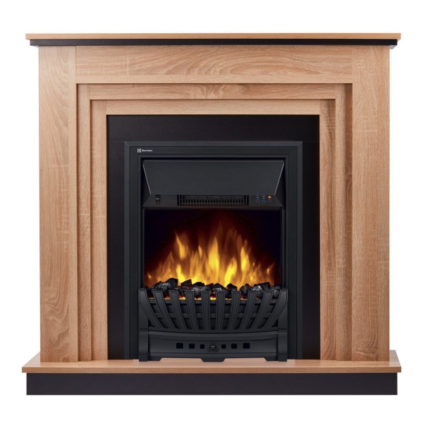 Каминокомплект: Очаг Electrolux Classic EFP/P-1020LS, портал Grado Classic дуб сонома