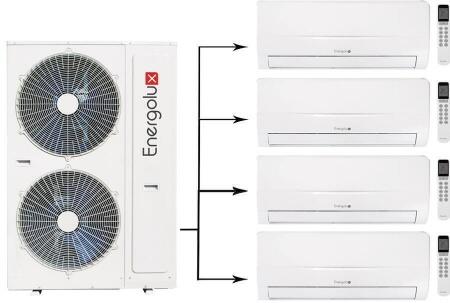 Внешний блок мульти сплит-системы на 4 комнаты Energolux SAM36M1-AI/4/SAS07M2-AI*4шт