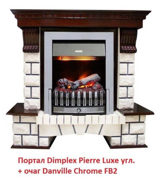 Портал из камня Dimplex Pierre Luxe угл. (для классика Opti-Myst, Optiflame)