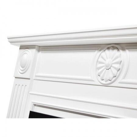 Электрокамин (очаг+портал) Electrolux Frame 30 белый с очагом EFP/P-3020LS