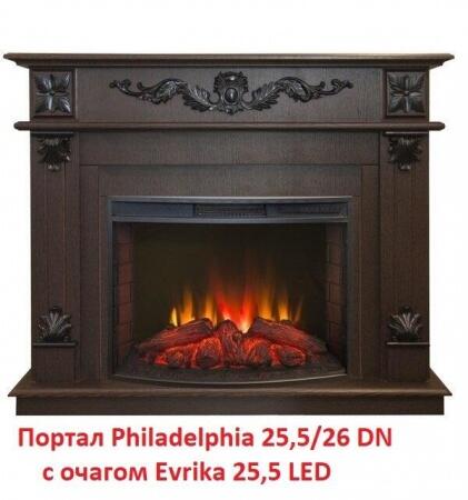 Очаг электрокамина Real-Flame Evrika 25,5 LED