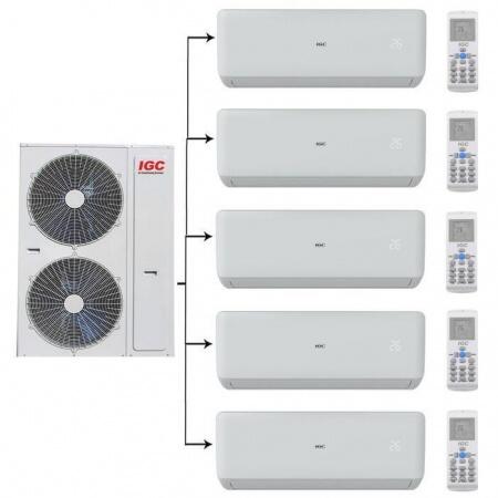 Внешний блок мульти сплит-системы на 5 комнат IGC RAM5-X42UNH/RAK-X07NH*5шт