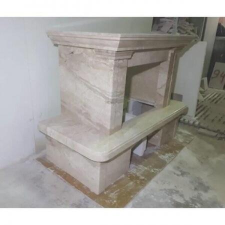 Облицовка для дровяных каминов MadeIra Cristina Crema Marfil М с800