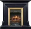 Каминокомплект Bradford - Серый графит с очагом Fobos FX Brass