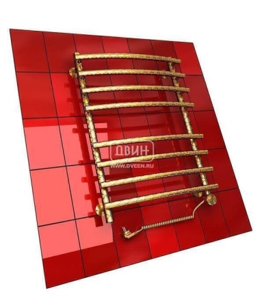 Электрический полотенцесушитель лесенка Двин R  TWIST 120/60 el