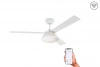 Люстра-вентилятор Faro Rodas Led White DC Smart 33522WP