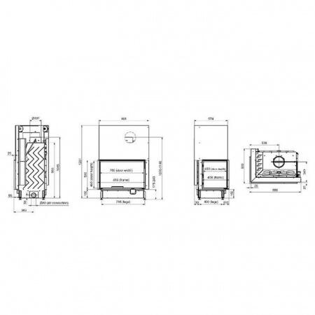 Дровяная топка  Technical PanTech 90 EVO CG (R/L) LD