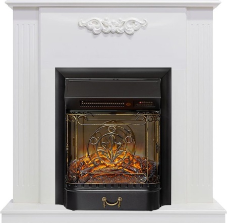 Каминокомплект Capri - Белое дерево делюкс с очагом Majestic FX M Black RC