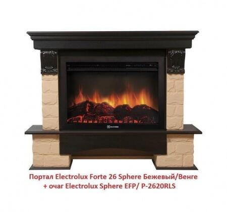 Очаг электрокамина Electrolux Sphere EFP/P-2620RLS