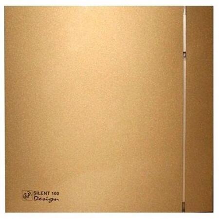 Вытяжка для ванной диаметр 100 мм Soler & Palau SILENT-100 CRZ GOLD DESIGN-4C (230V 50)