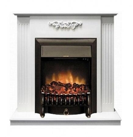 Электрокамин (очаг) со звуком для дачи Royal Flame Fobos FX M Brass/Black