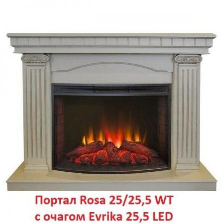 Очаг электрокамина Real-Flame Evrika 25,5 LED