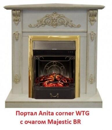 Деревянный портал Real-Flame Anita corner WTG