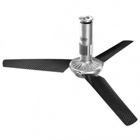 Вентилятор с подсветкой Vortice Nordik Air Design 160-29 Titanium Carbon