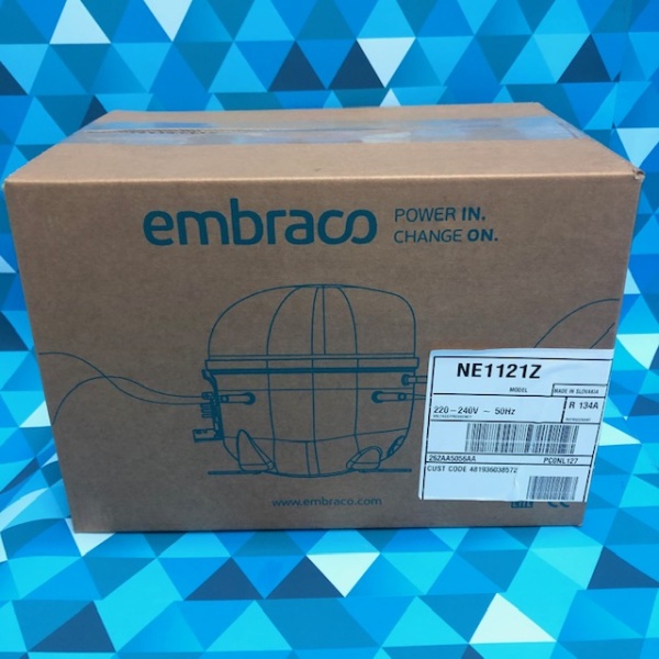 Компрессор Embraco (LBP) NE1121Z (R134, 253Вт при -23,3C*/ASHRAE, 9,26см3) Словакия