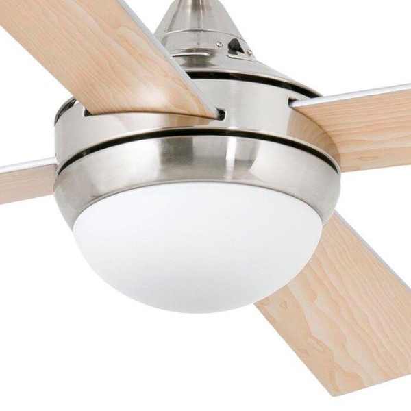 Вентилятор с подсветкой Faro MINI ICARIA NIQUEL
