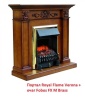 Электрокамин (очаг) со звуком для дачи Royal Flame Fobos FX M Brass/Black