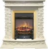 Каминокомплект Luzern - Слоновая кость с очагом Fobos FX M Brass (Royal Flame)