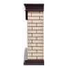 Портал из камня Electrolux Bricks Classic кирпич Бежевый/шпон Тёмный дуб
