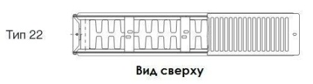 Стальной панельный радиатор Тип 22 Buderus Радиатор K-Profil 22/600/900 (18) (C)