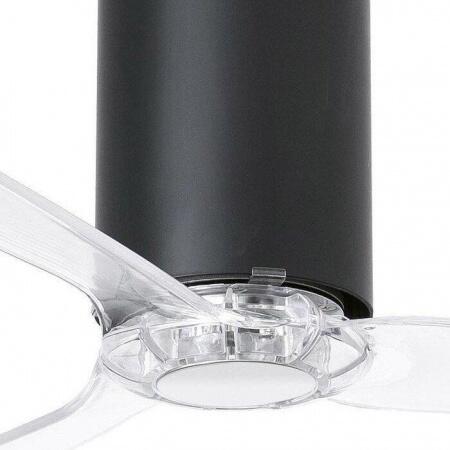 Вентилятор без подсветки Faro Tube Fan Shiny Black
