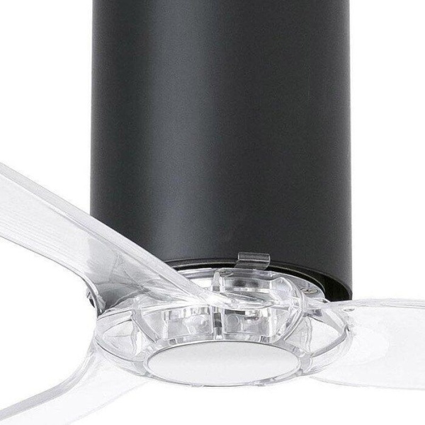 Вентилятор без подсветки Faro Tube Fan Shiny Black