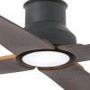 Вентилятор с подсветкой Faro Winche Marron 1L