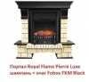 Электрокамин (очаг) со звуком для дачи Royal Flame Fobos FX M Brass/Black