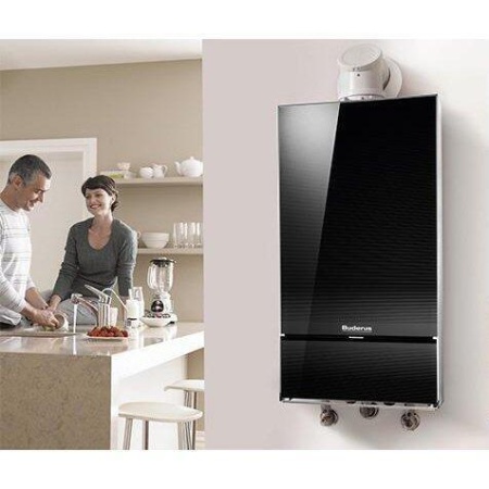 Настенный газовый котел Buderus Logamax plus GB172-42 i H (черный)