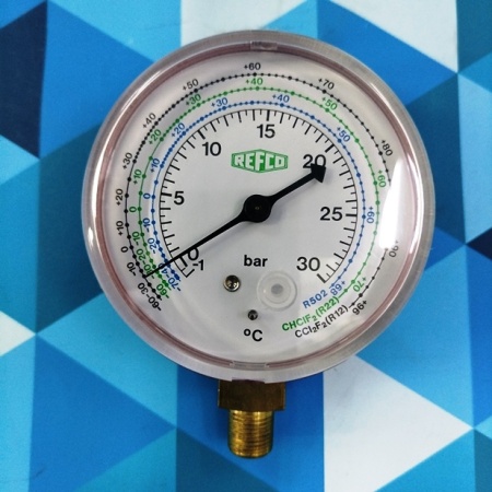 Мановакууметр M2-500-M-R12 Refco (R502, R22, R12, 68мм.)