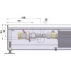 Внутрипольный конвектор длиной 30 см - 1 м Minib COIL-KT3 105 1000