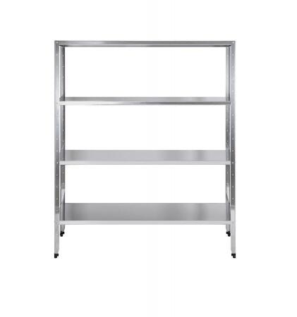 Стеллаж кухонный Luxstahl СР-1800х1500х300/4 нерж