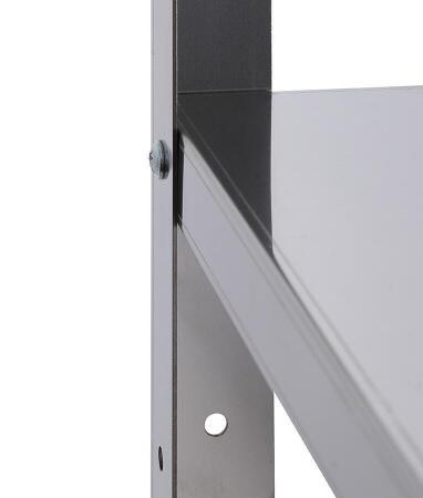 Стеллаж кухонный Luxstahl СР-1800х1700х500/4 нерж