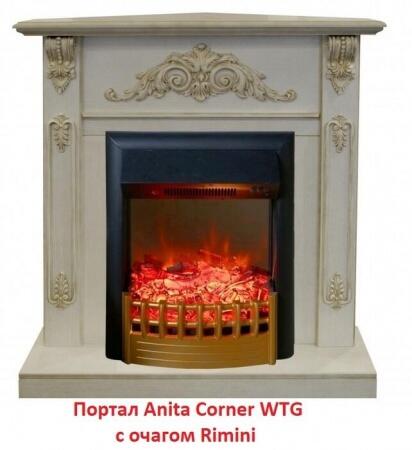 Деревянный портал Real-Flame Anita corner WTG