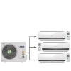 Мульти сплит-система на 3 комнаты AUX AM3-H27/4DR1/AMWM-H09\4R1*3шт