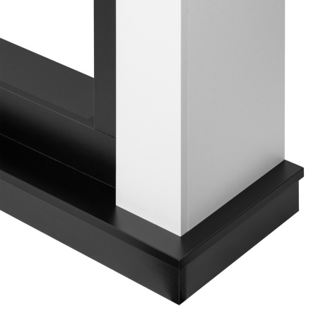 Каминокомплект: Очаг Electrolux Infinity EFP/P-1600ULS, портал Canto Long белый, черный