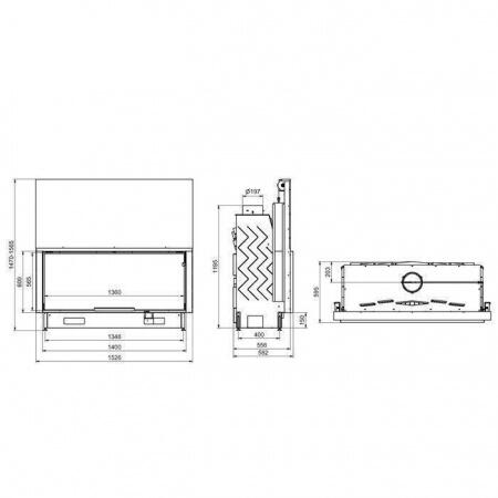 Дровяная топка  Technical PanTech 160 EVO LD