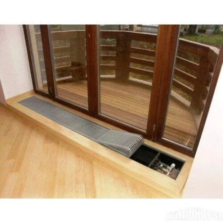 Внутрипольный конвектор длиной 30 см - 1 м Varmann Ntherm 180x200x800