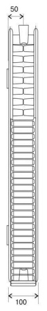 Стальной панельный радиатор Тип 22 Kermi FKO 22 400x2000