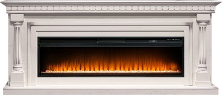 Каминокомплект Dallas 60 - Слоновая кость с патиной с очагом Vision 60 LED