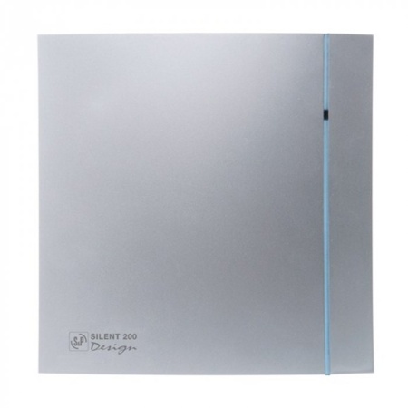 Вытяжка для ванной диаметр 120 мм Soler & Palau SILENT-200 CHZ SILVER DESIGN-3C