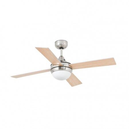 Вентилятор с подсветкой Faro MINI ICARIA NIQUEL