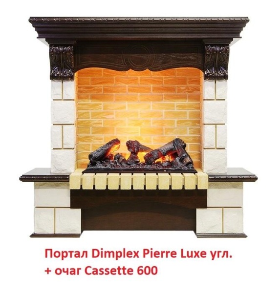 Портал из камня Dimplex Pierre Luxe угл. (для Cassete 600)