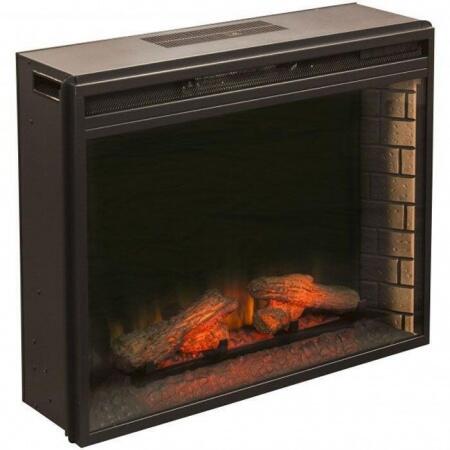 Угловой электрокамин в квартиру со звуком Real-Flame Leticia Corner 26 WT с очагом Epsilon 26 S IR